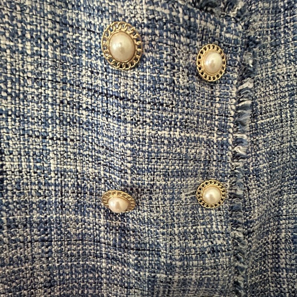 Anthropologie Double Breasted Tweed Jacket NWT - Picture 4 of 5